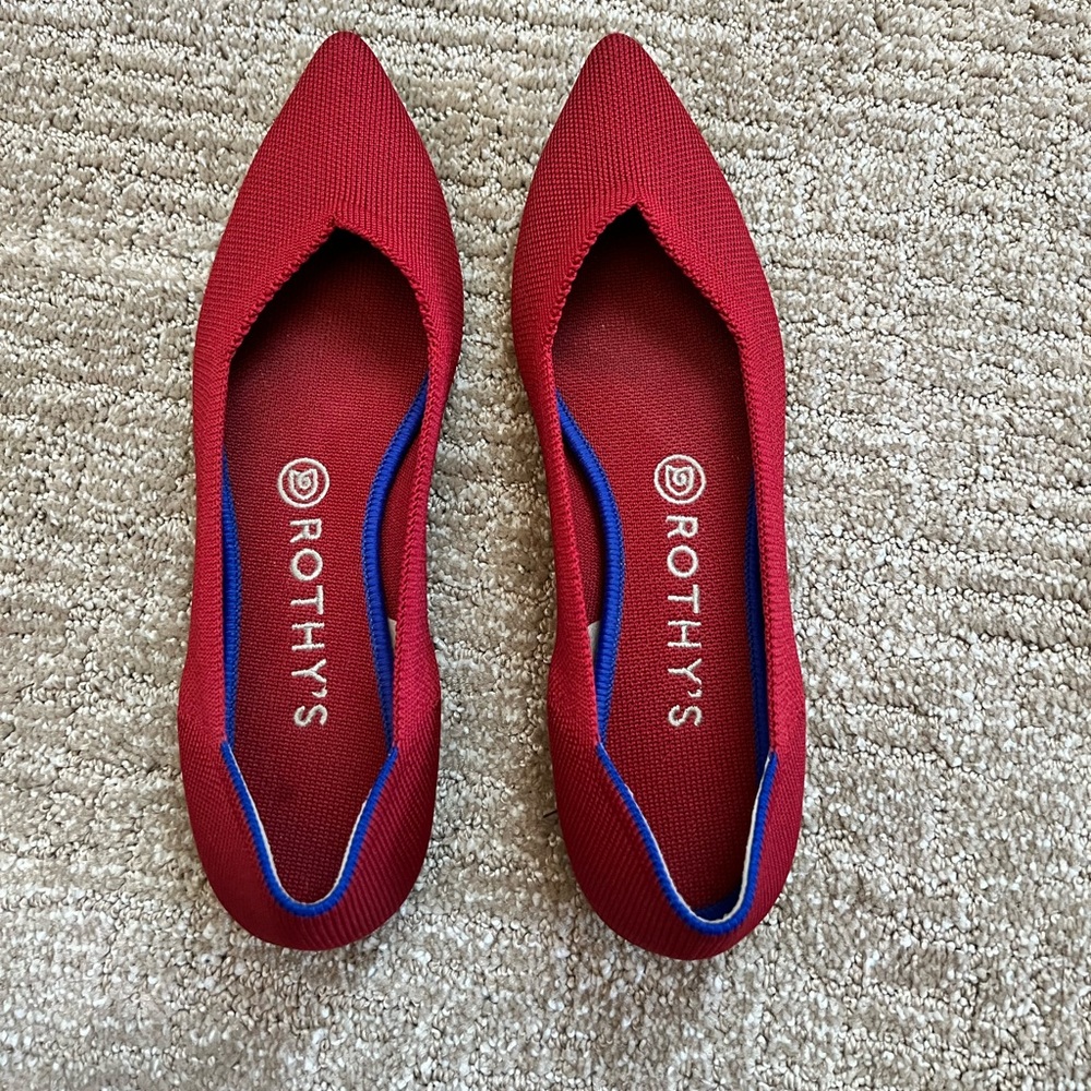 Rothy’s Red The Point 8.5